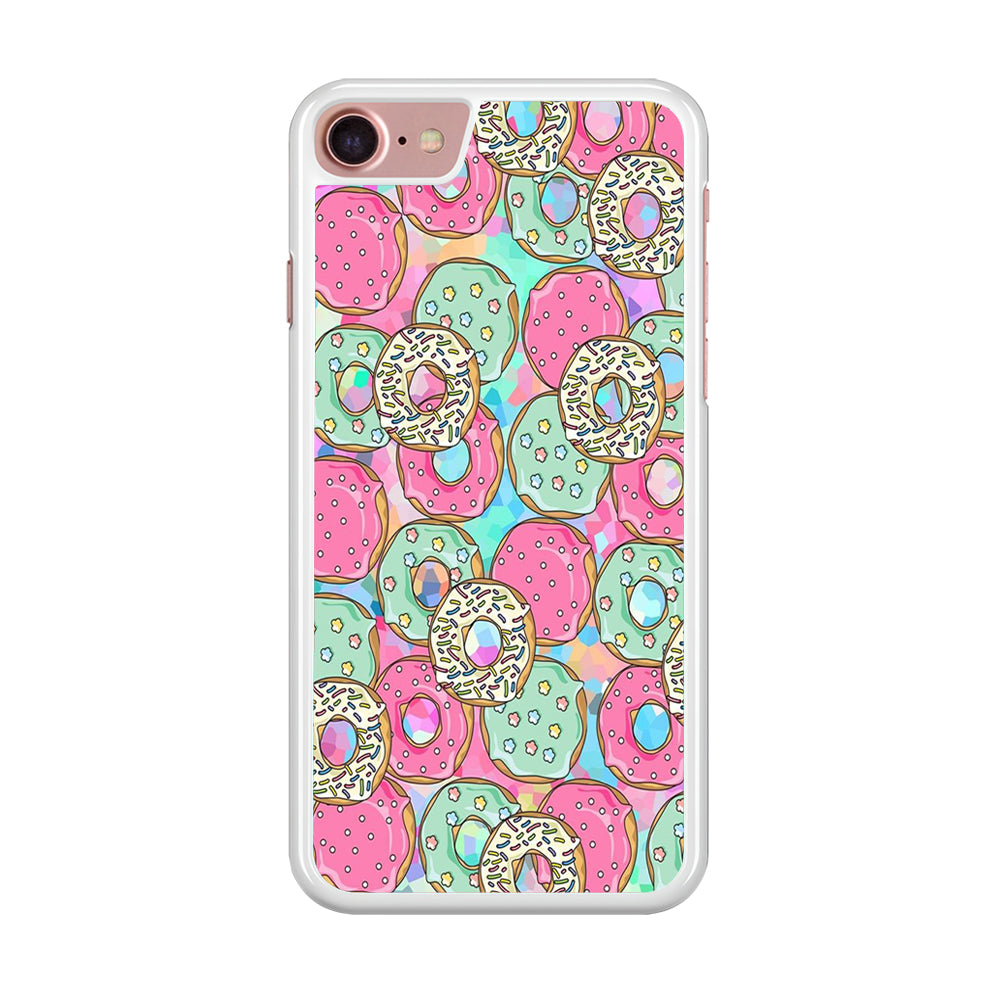 Sweet Donuts Pattern 002 iPhone 8 Case