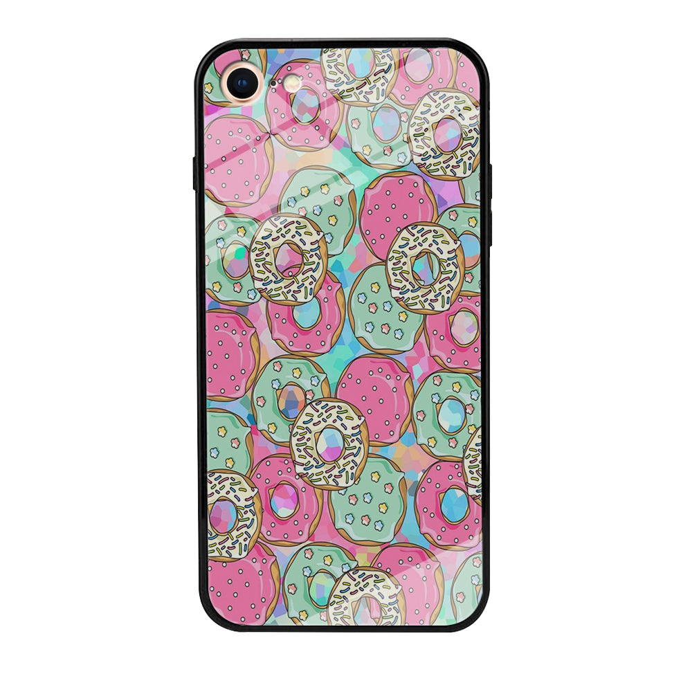 Sweet Donuts Pattern 002 iPhone 8 Case