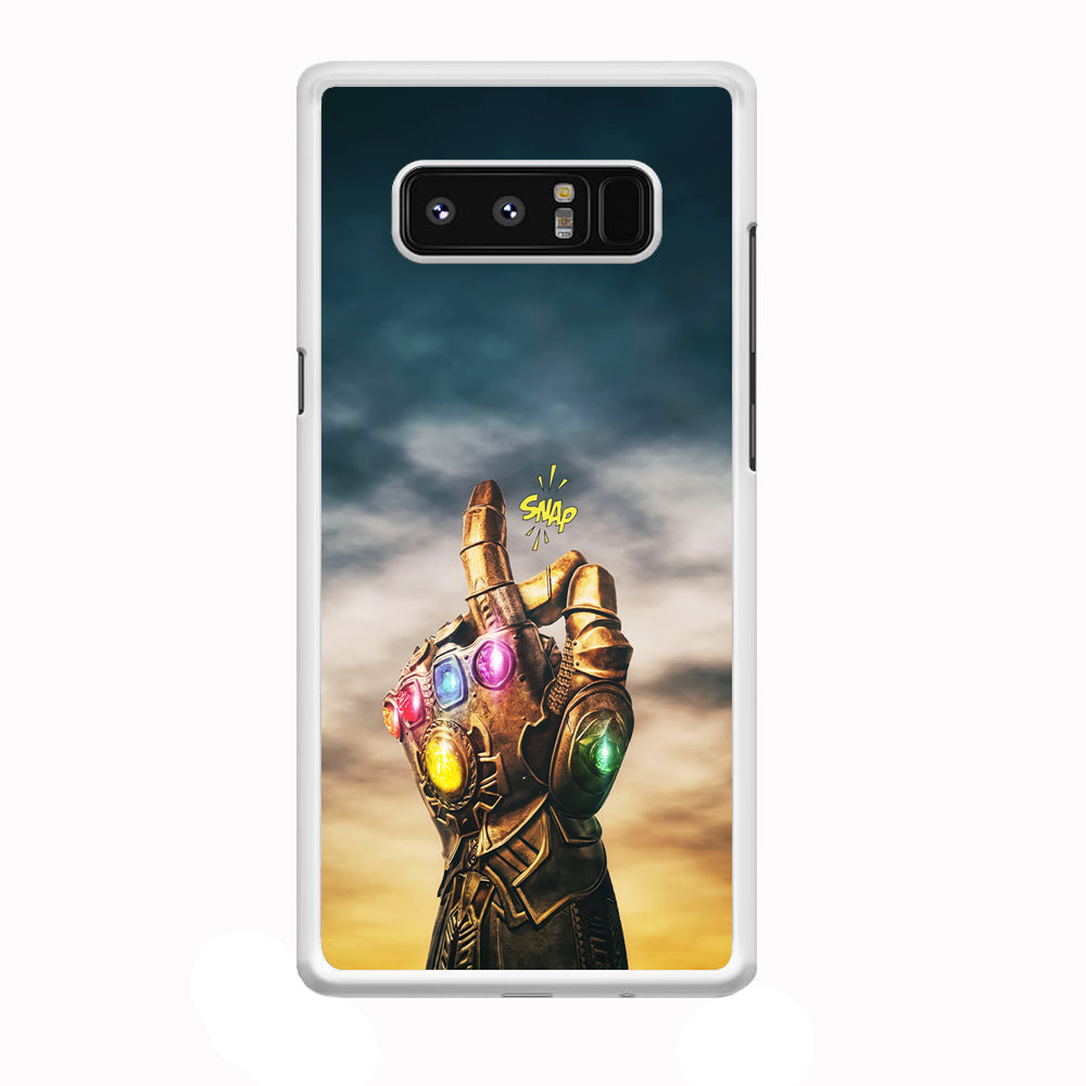 Thanos Finger Snap Samsung Galaxy Note 8 Case