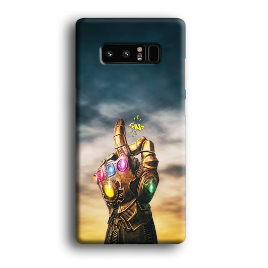 Thanos Finger Snap Samsung Galaxy Note 8 Case