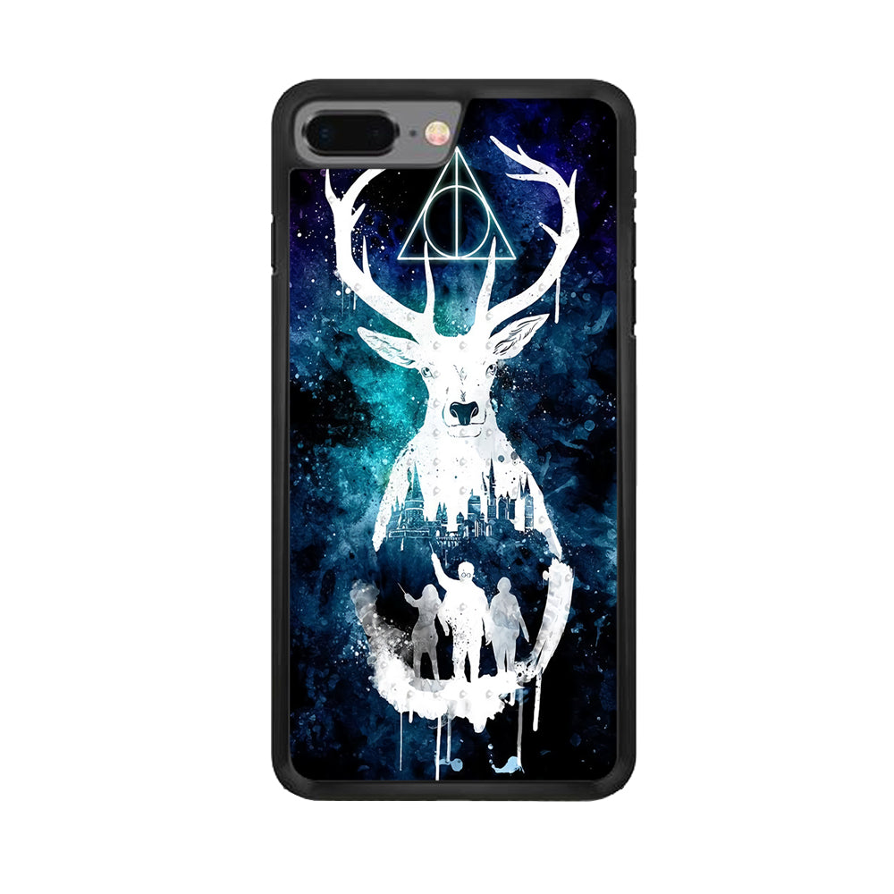 The Deathly Hallows Symbol Deer iPhone 8 Plus Case