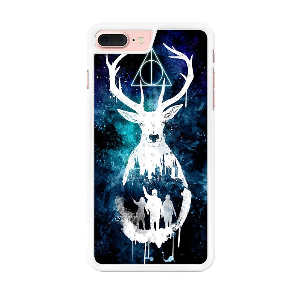 The Deathly Hallows Symbol Deer iPhone 8 Plus Case