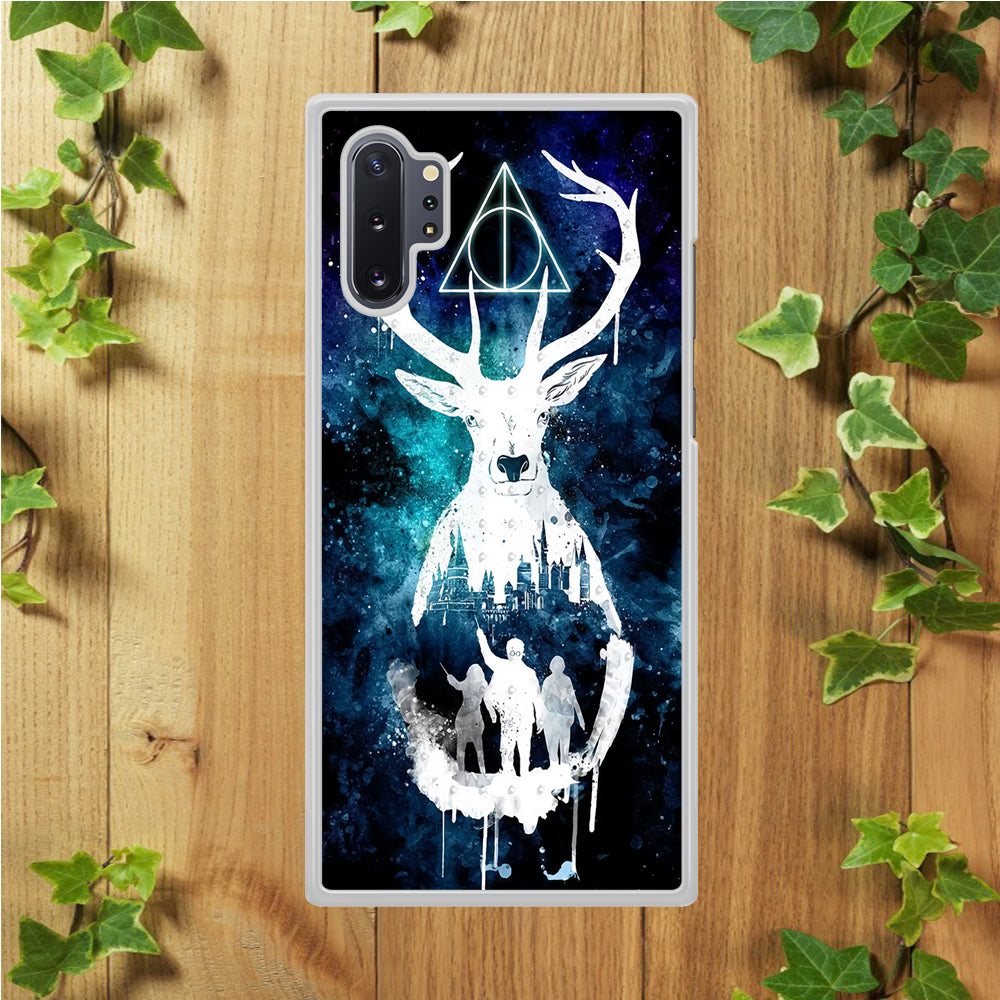 The Deathly Hallows Symbol Deer Samsung Galaxy Note 10 Plus Case