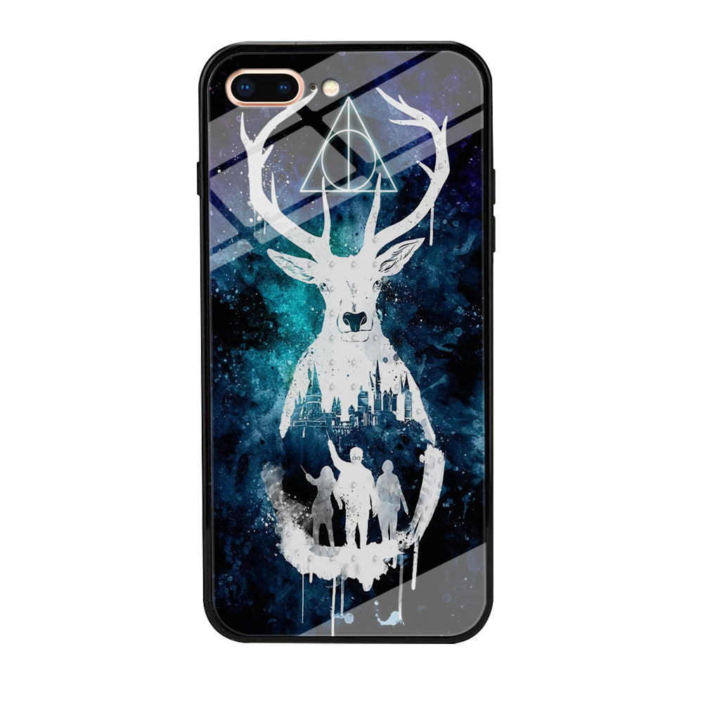 The Deathly Hallows Symbol Deer iPhone 8 Plus Case