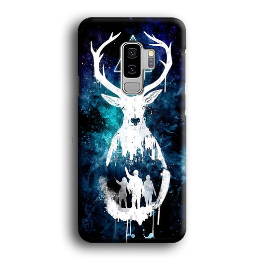 The Deathly Hallows Symbol Deer Samsung Galaxy S9 Plus Case