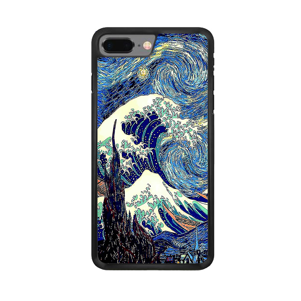 The Great Wave Starry Night iPhone 8 Plus Case