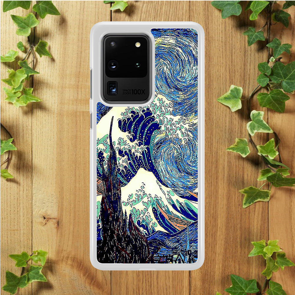 The Great Wave Starry Night Samsung Galaxy S20 Ultra Case