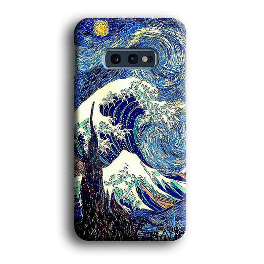 The Great Wave Starry Night Samsung Galaxy S10E Case