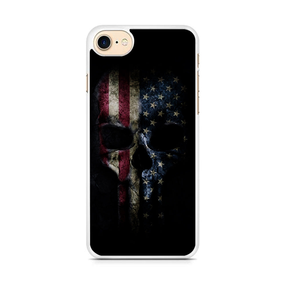 The Punisher American Flag iPhone 8 Case