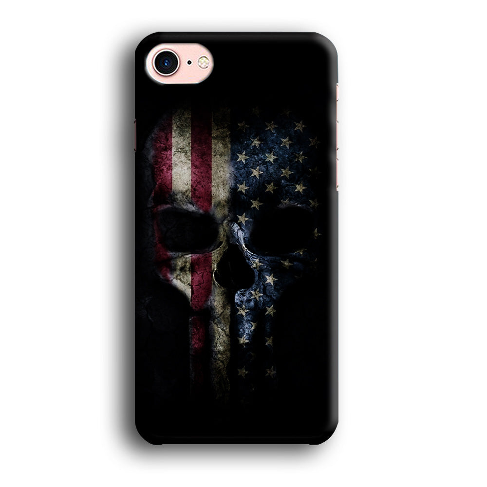 The Punisher American Flag iPhone 8 Case