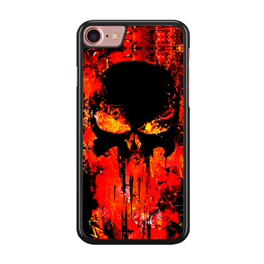 The Punisher Orange Background iPhone SE 2020 Case