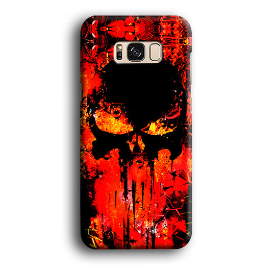 The Punisher Orange Background Samsung Galaxy S8 Case