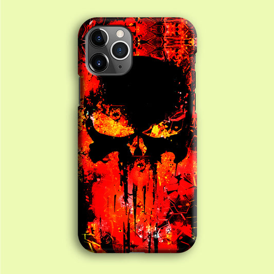 The Punisher Orange Background iPhone 12 Pro Case