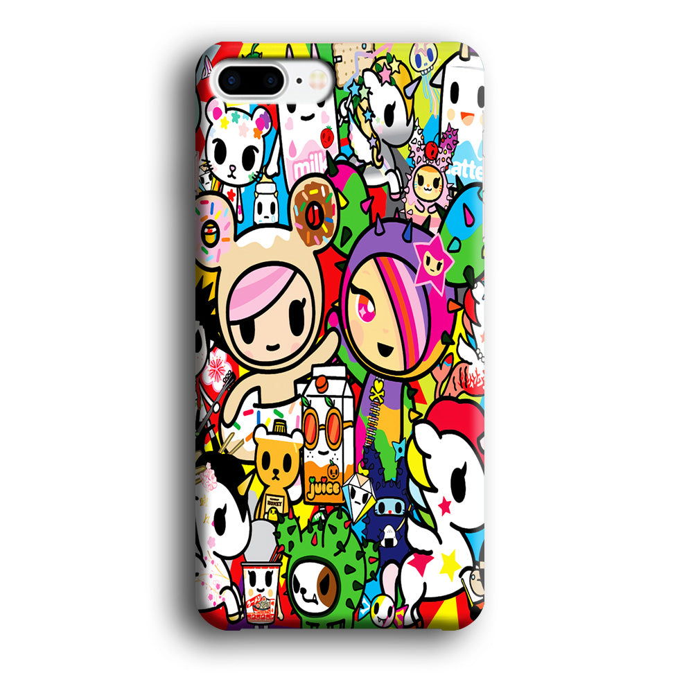 Tokidoki Doodle Cartoon iPhone 7 Plus Case