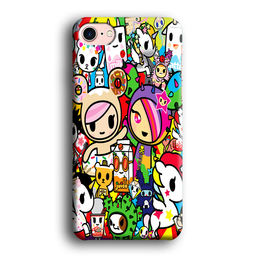 Tokidoki Doodle Cartoon iPhone 8 Case