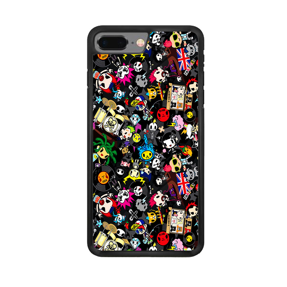 Tokidoki Punk Rock Band iPhone 7 Plus Case