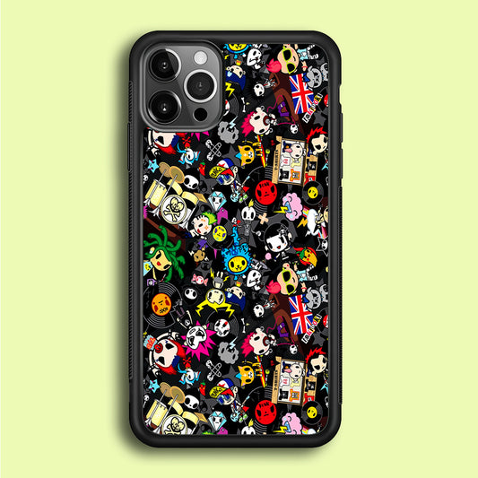 Tokidoki Punk Rock Band iPhone 12 Pro Case