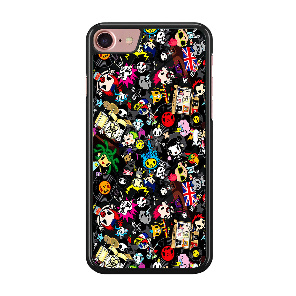 Tokidoki Punk Rock Band iPhone 8 Case