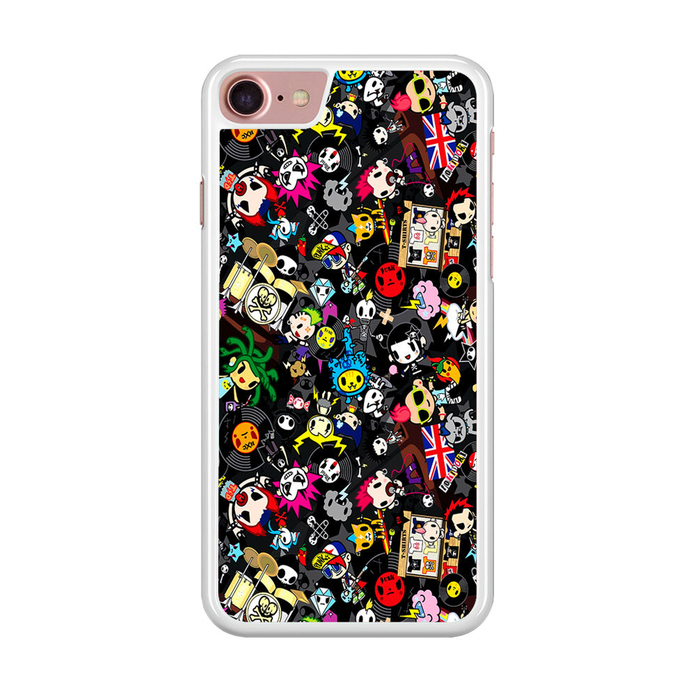 Tokidoki Punk Rock Band iPhone 8 Case