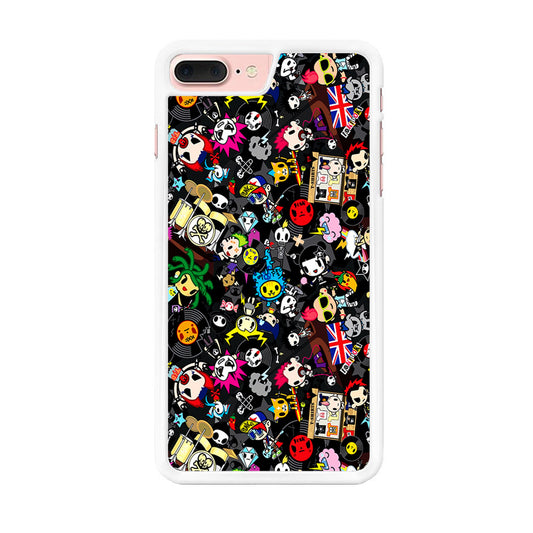 Tokidoki Punk Rock Band iPhone 7 Plus Case