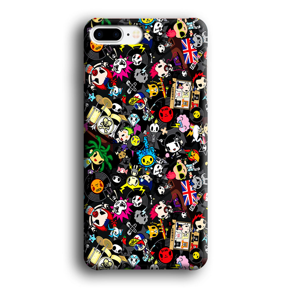 Tokidoki Punk Rock Band iPhone 7 Plus Case