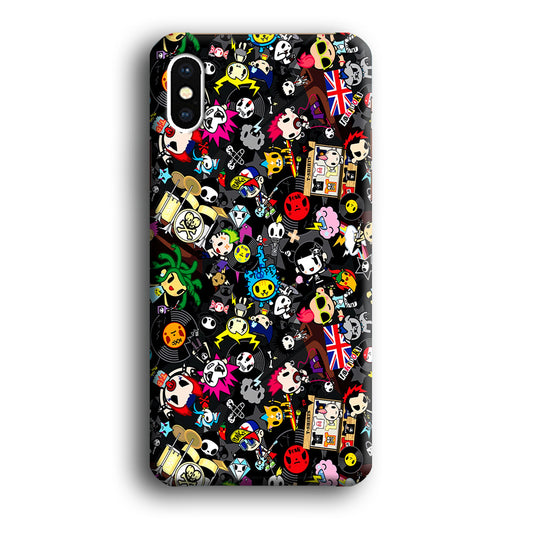 Tokidoki Punk Rock Band iPhone Xs Case