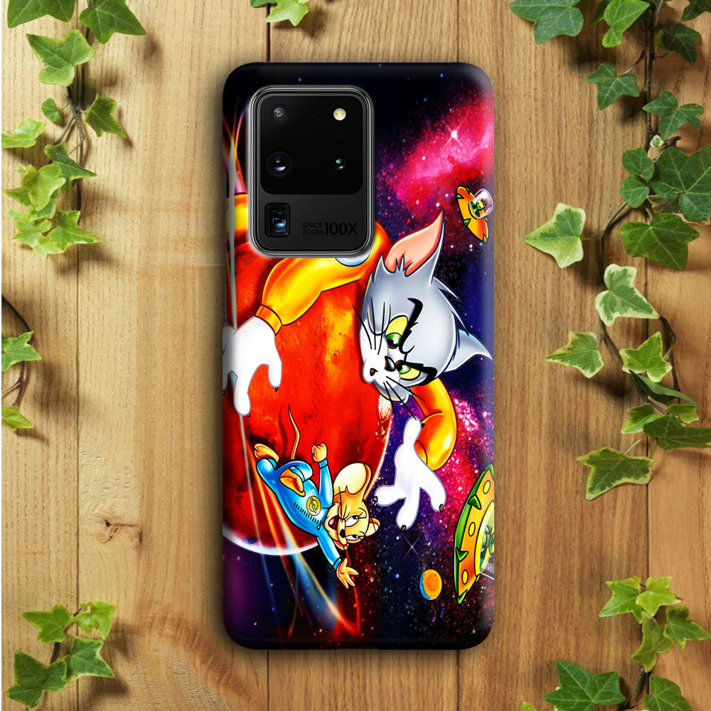 Tom and Jerry Space Samsung Galaxy S20 Ultra Case