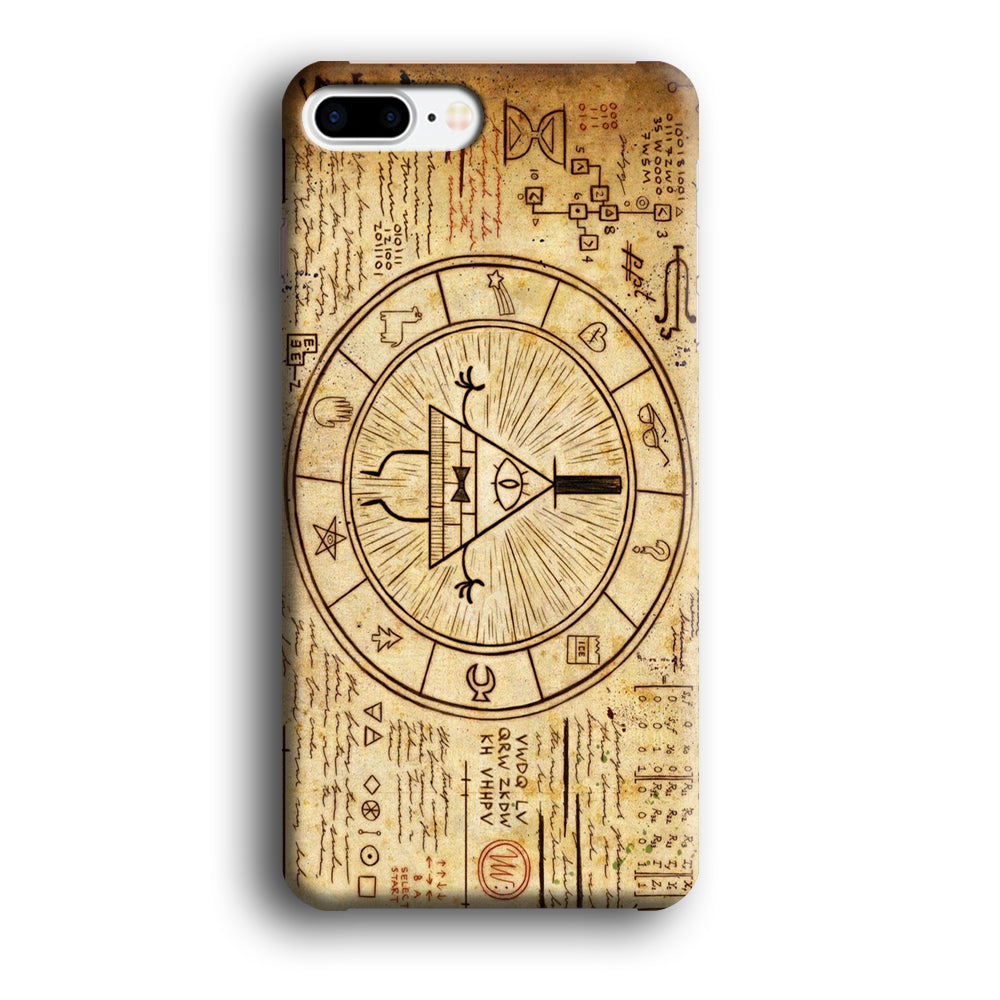 Treasure Map Gravity Falls iPhone 8 Plus Case