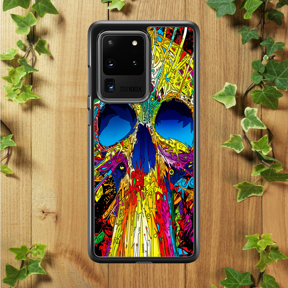 Trippy Skull Abstract Samsung Galaxy S20 Ultra Case