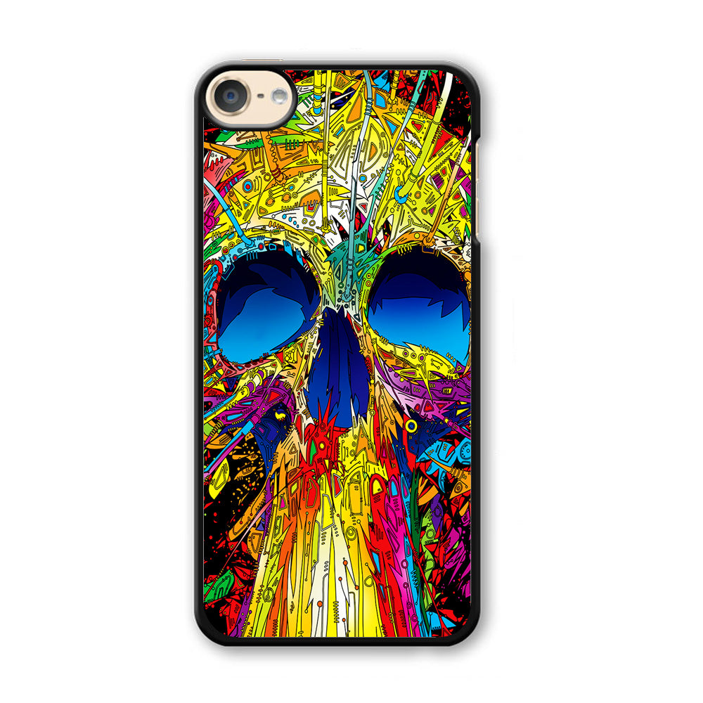 Trippy Skull Abstract iPod Touch 6 Case