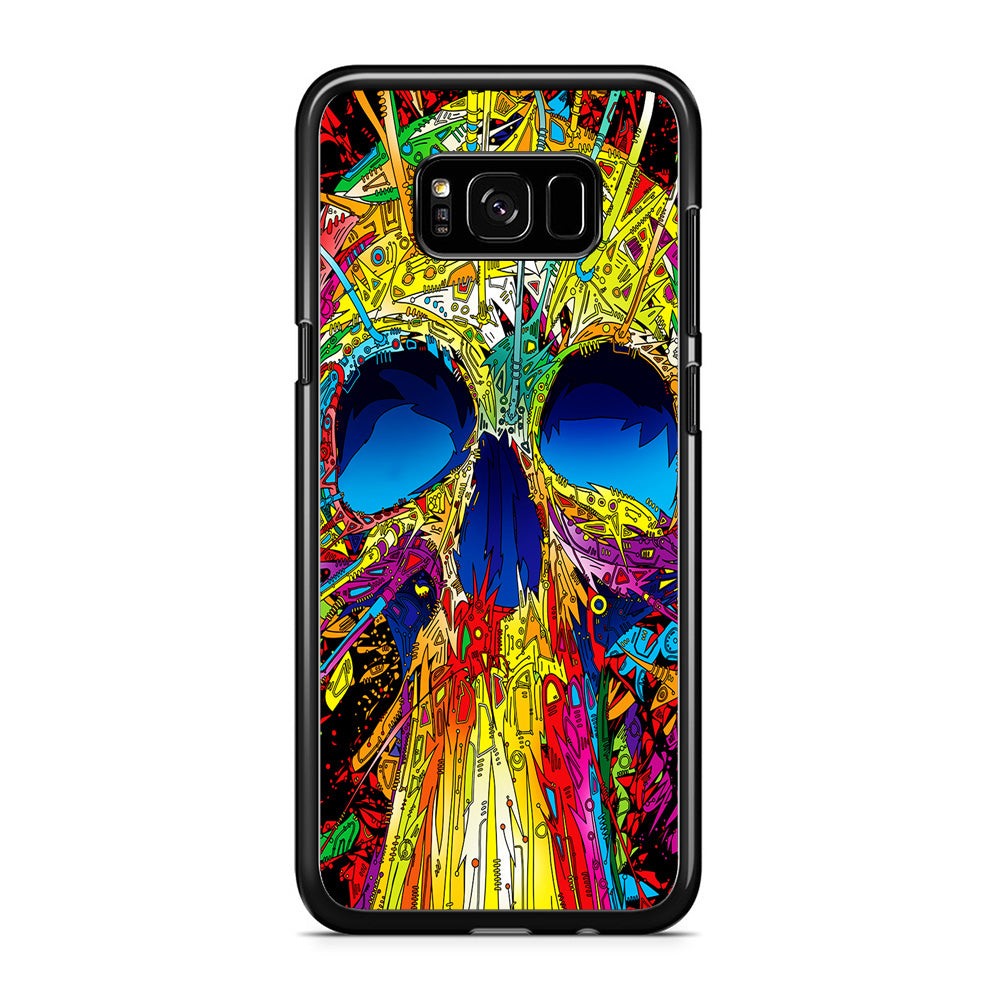 Trippy Skull Abstract Samsung Galaxy S8 Case