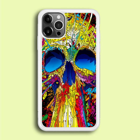 Trippy Skull Abstract iPhone 12 Pro Case