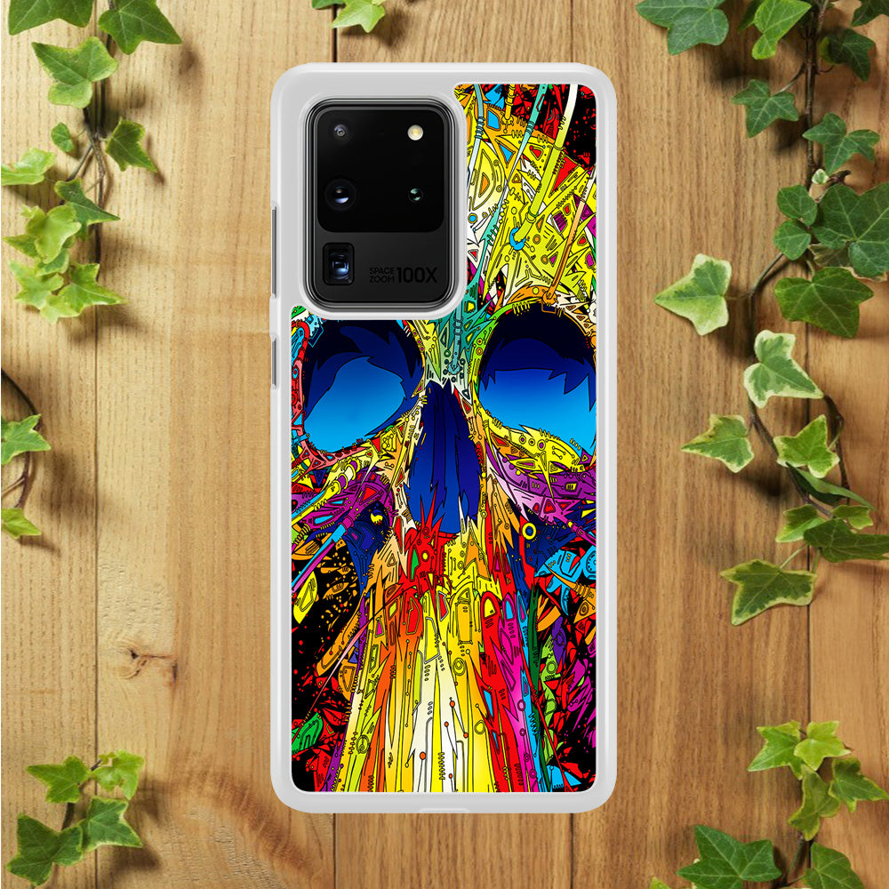 Trippy Skull Abstract Samsung Galaxy S20 Ultra Case