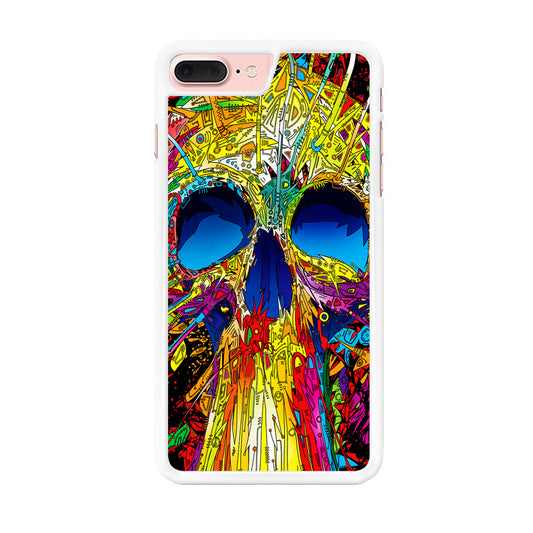 Trippy Skull Abstract iPhone 7 Plus Case