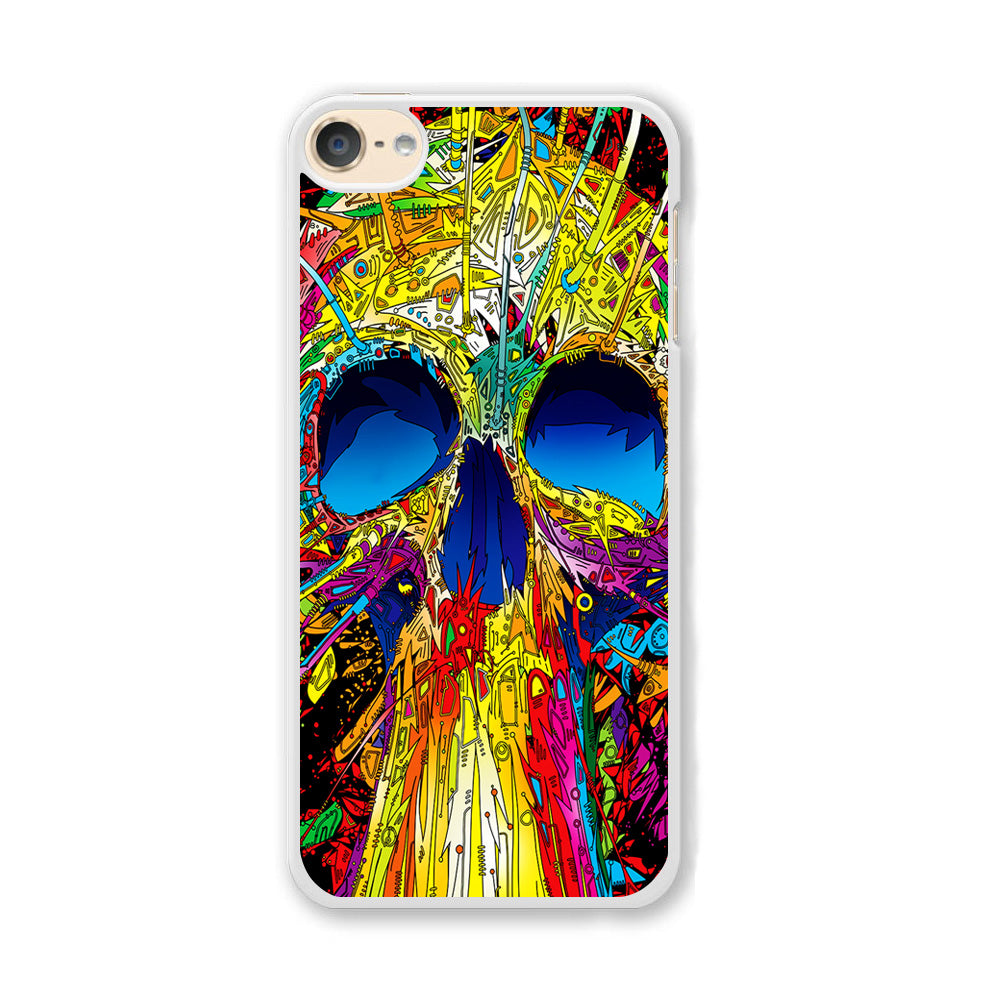 Trippy Skull Abstract iPod Touch 6 Case