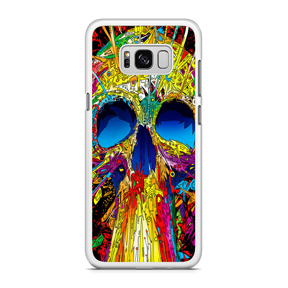 Trippy Skull Abstract Samsung Galaxy S8 Case