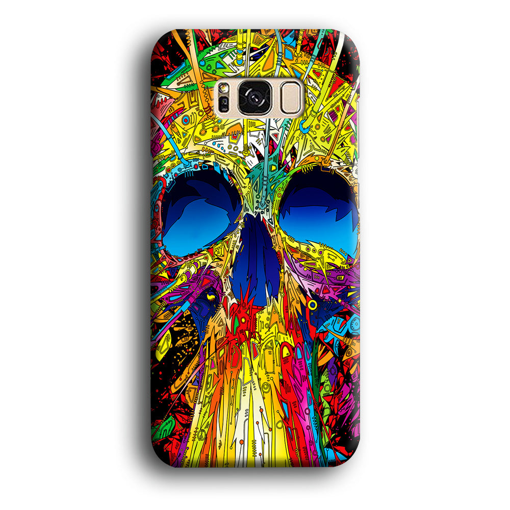 Trippy Skull Abstract Samsung Galaxy S8 Case