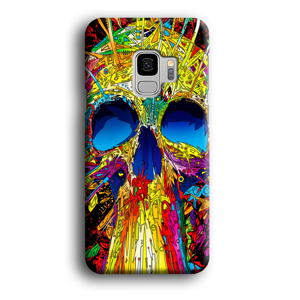 Trippy Skull Abstract Samsung Galaxy S9 Case