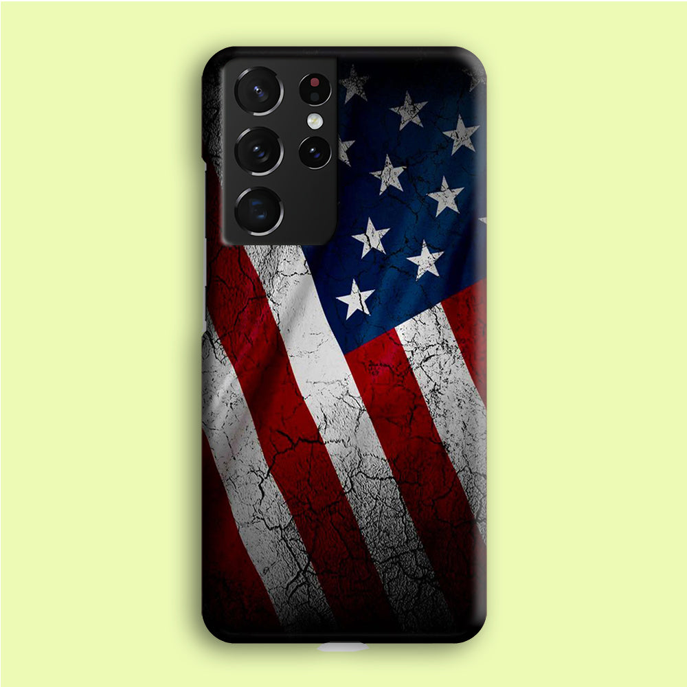 USA Flag 001 Samsung Galaxy S21 Ultra Case