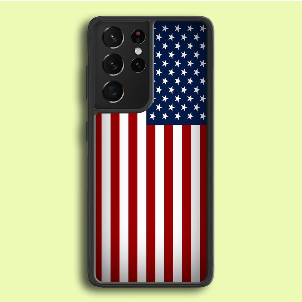 USA Flag 003 Samsung Galaxy S21 Ultra Case