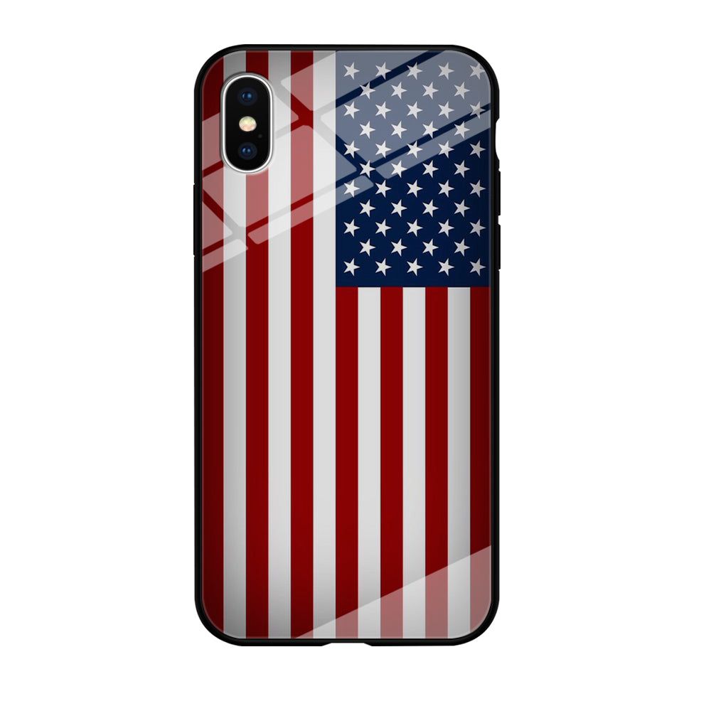 USA Flag 003 iPhone X Case