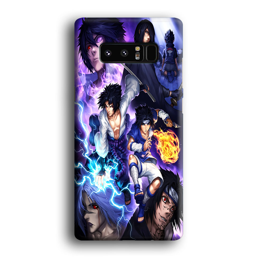 Uchiha Sasuke Transformation Samsung Galaxy Note 8 Case