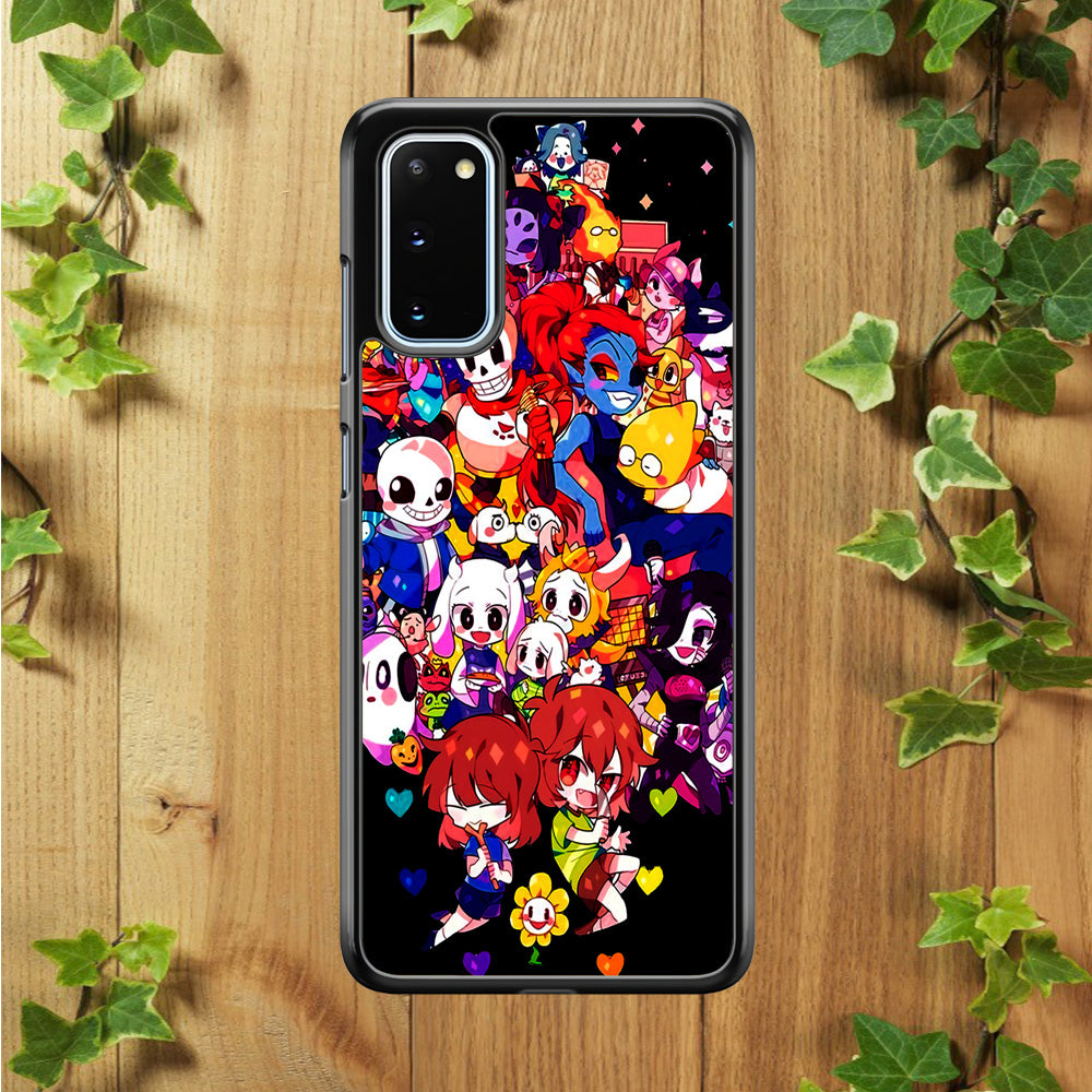 Undertale Black Samsung Galaxy S20 Case