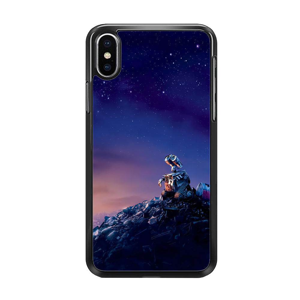 Wall-e Looks Up at The Sky iPhone Xs Case