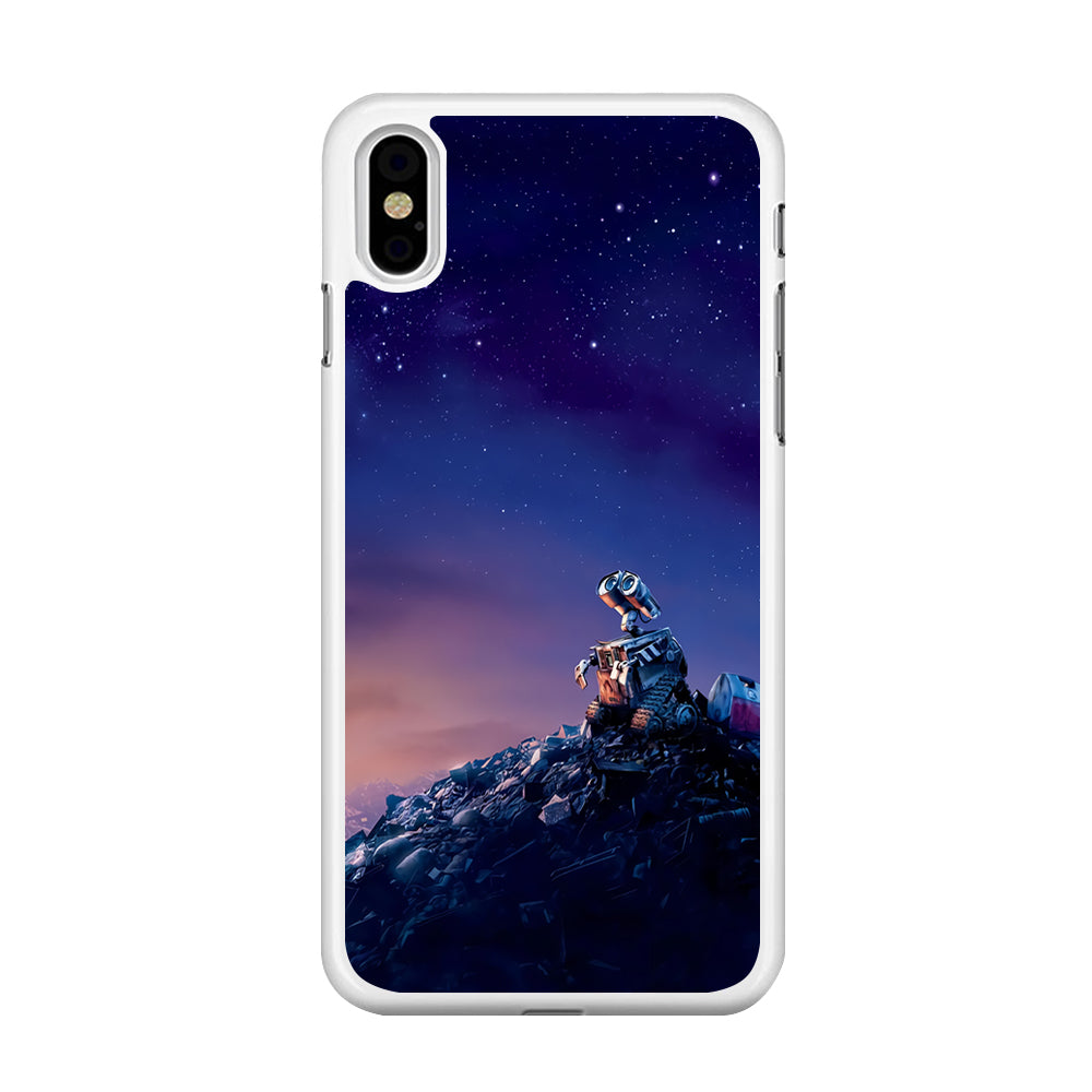 Wall-e Looks Up at The Sky iPhone Xs Case