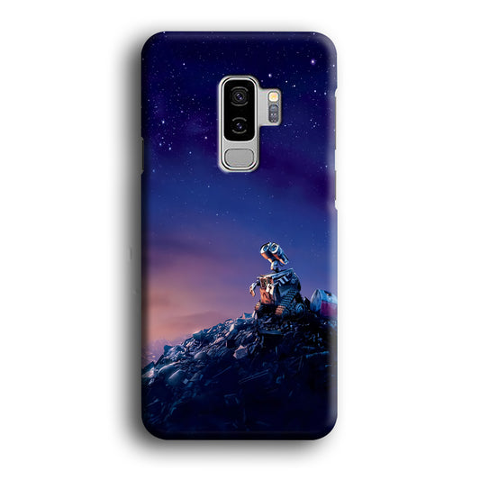 Wall-e Looks Up at The Sky Samsung Galaxy S9 Plus Case