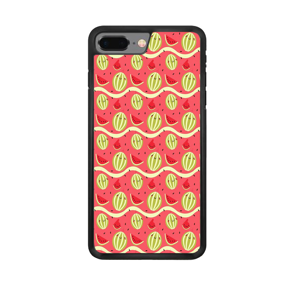 Watermelon Pattern Red iPhone 8 Plus Case