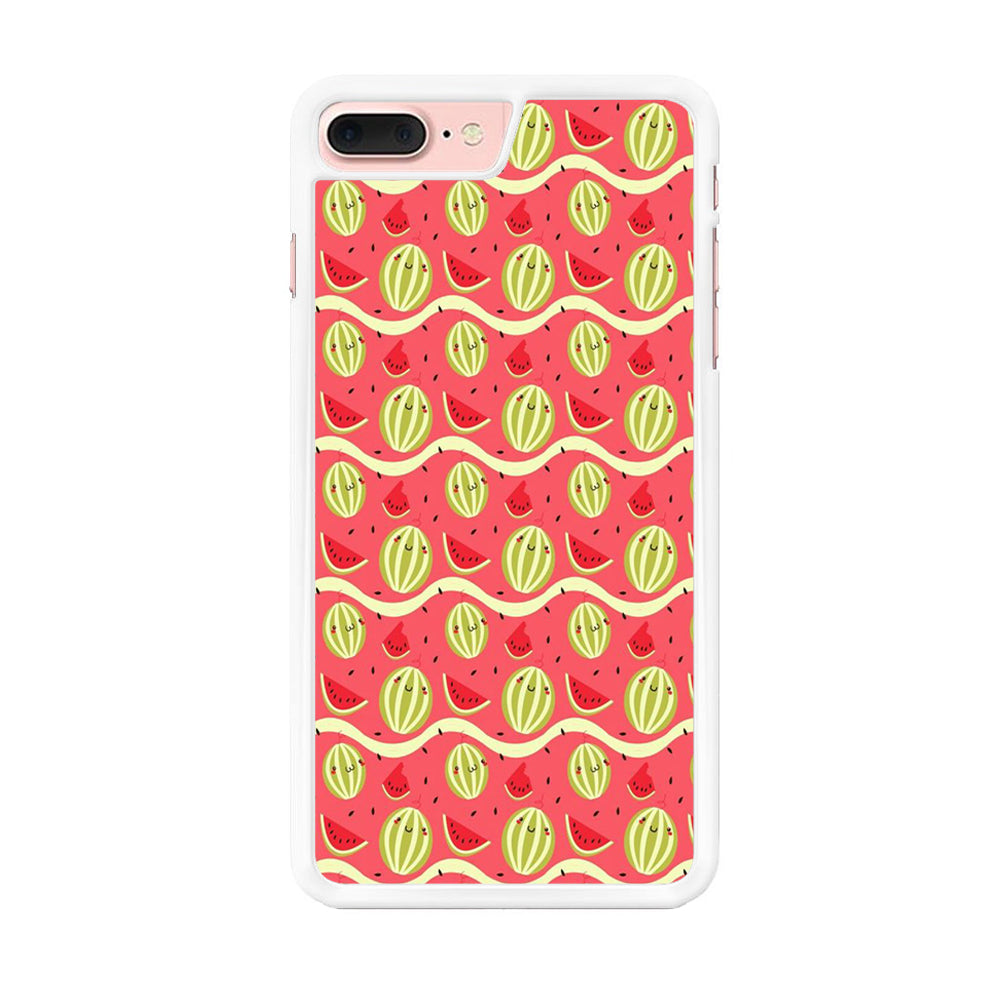 Watermelon Pattern Red iPhone 8 Plus Case