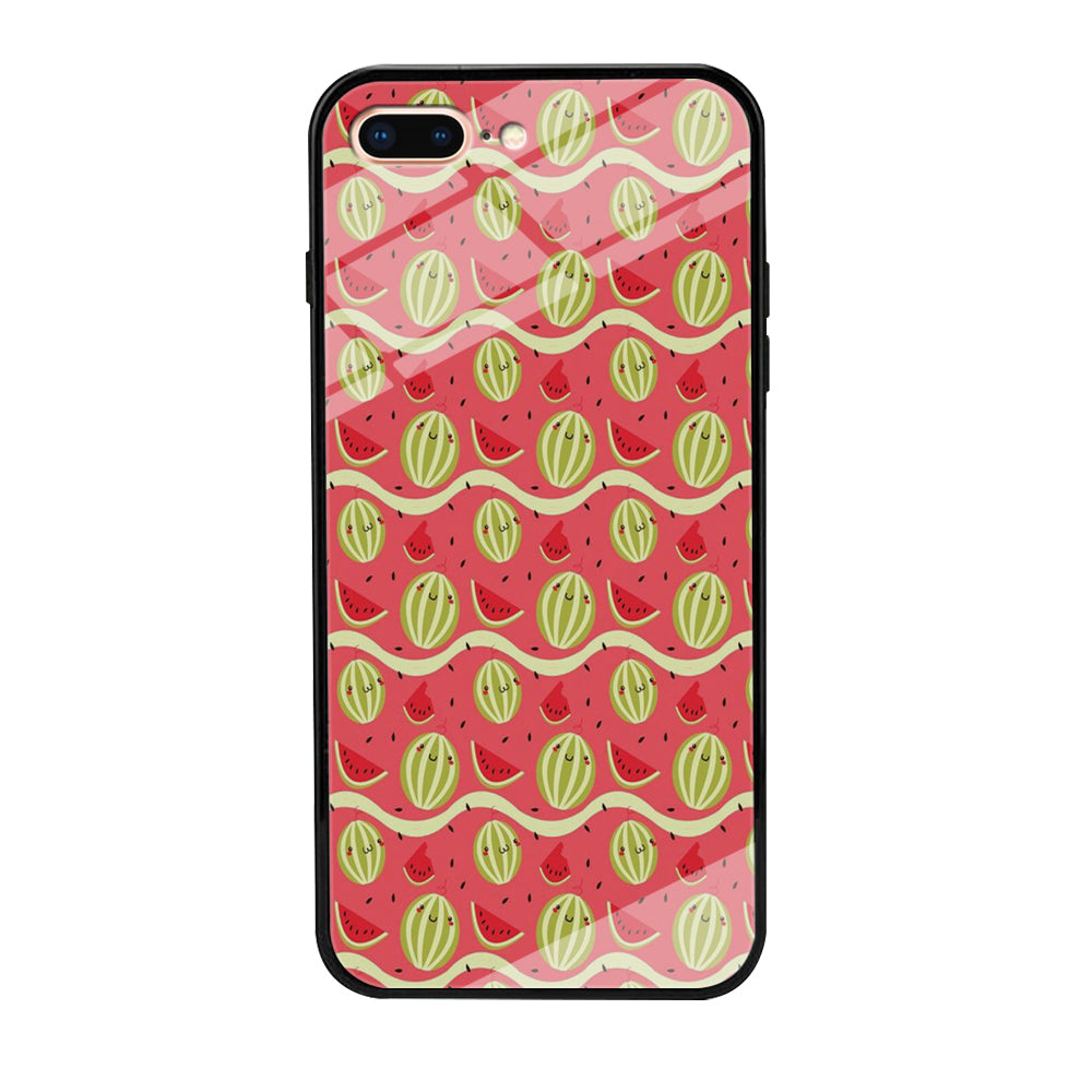 Watermelon Pattern Red iPhone 8 Plus Case