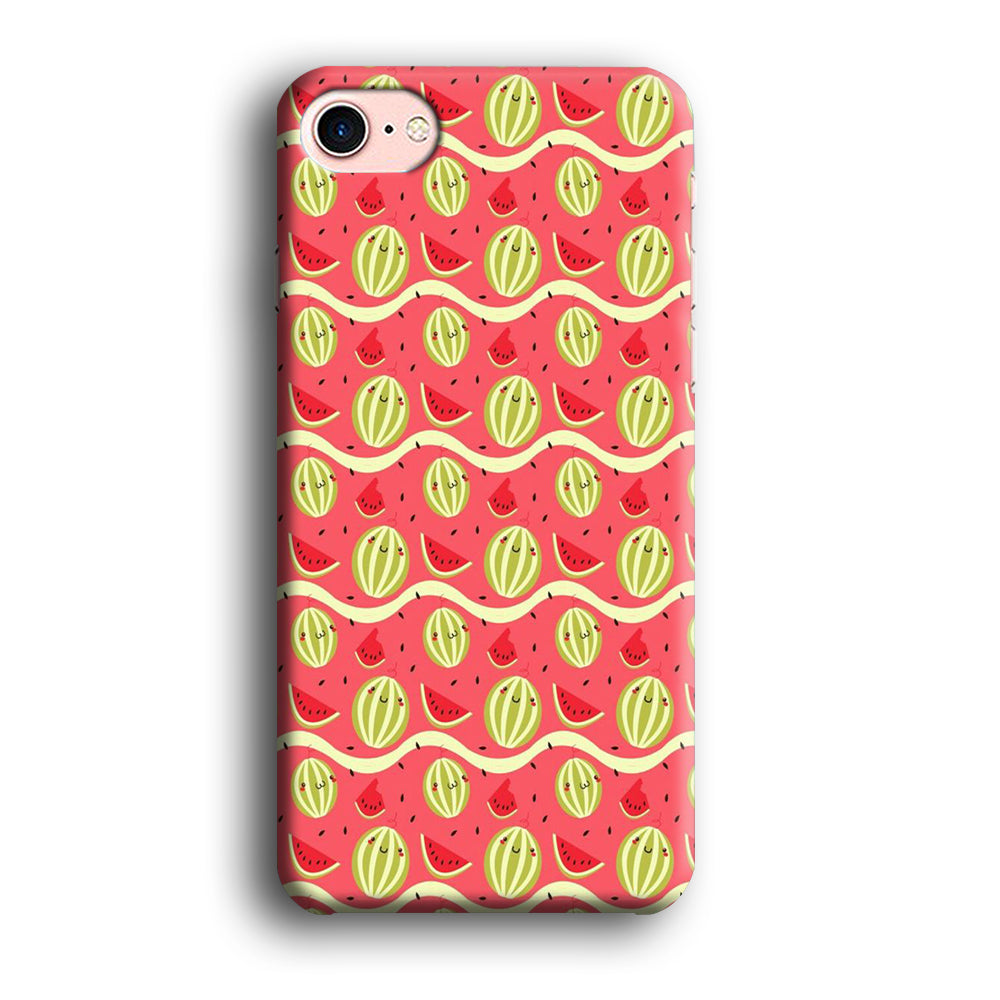 Watermelon Pattern Red iPhone 8 Case